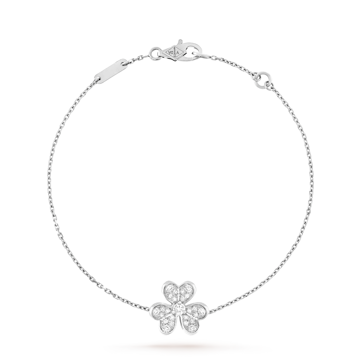 Gold Diamond Clover Bracelet – Luxury Four Leaf Clover Chain Bracelet for Women